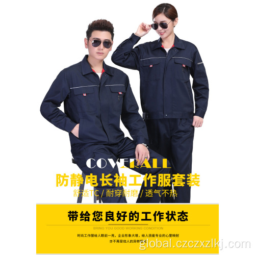 Anti-Static Clothing Anti-static thickened long-sleeved overalls Supplier